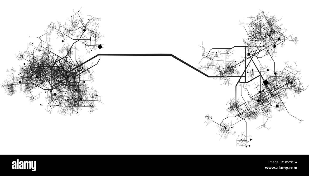 Sistema di trasporto Foto Stock