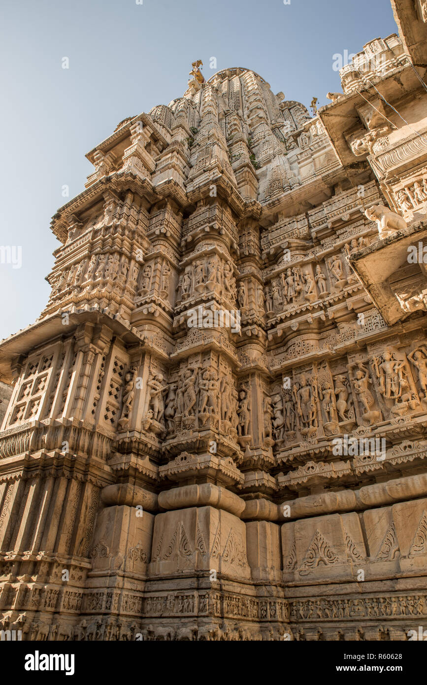 Tempio Jagdish, Udaipur, Rajasthan, India Foto Stock