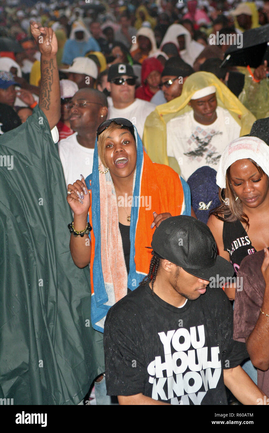 Rutherford, NJ - Giugno 02: atmosfera al XIV annuale 97 calda estate inceppamento al Giants Stadium di Sabato, Giugno 2, 2007 in Rutherford, NJ. (Foto di Steve Mack/S.D. Mack foto) Foto Stock