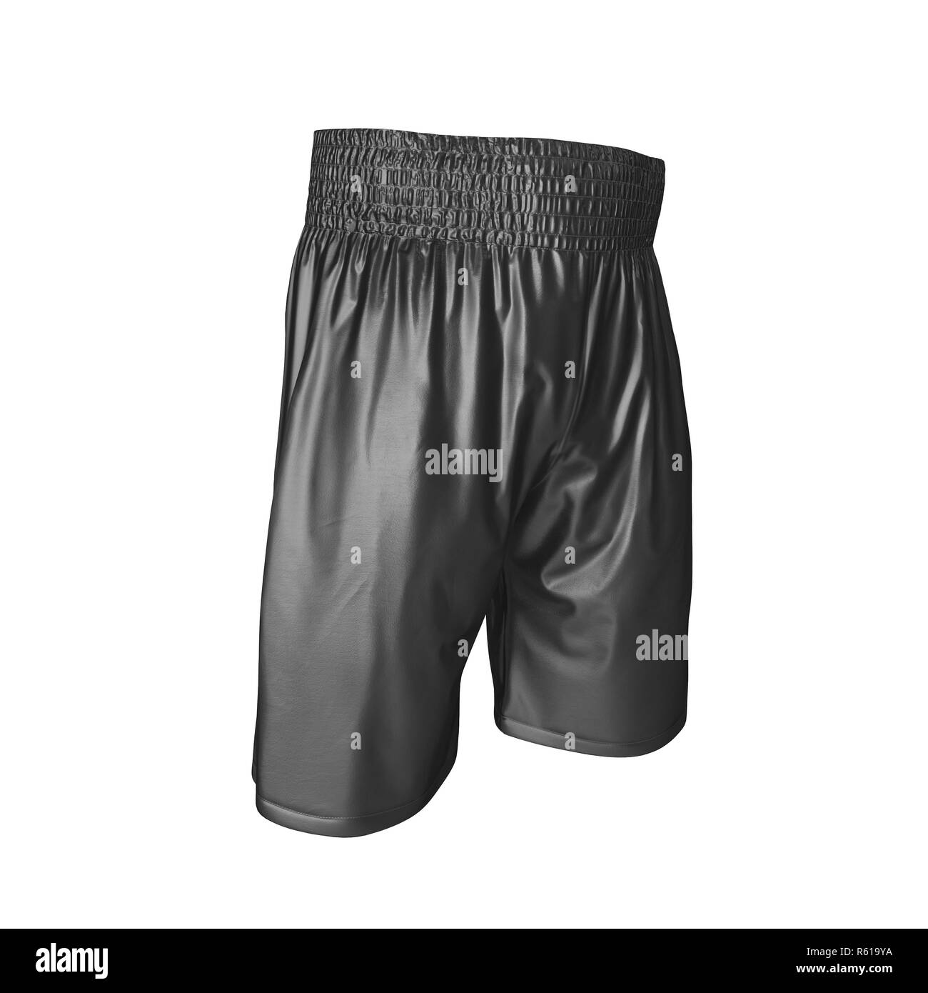 Il pugilato trunk su sfondo bianco. 3D illustrazione Foto Stock