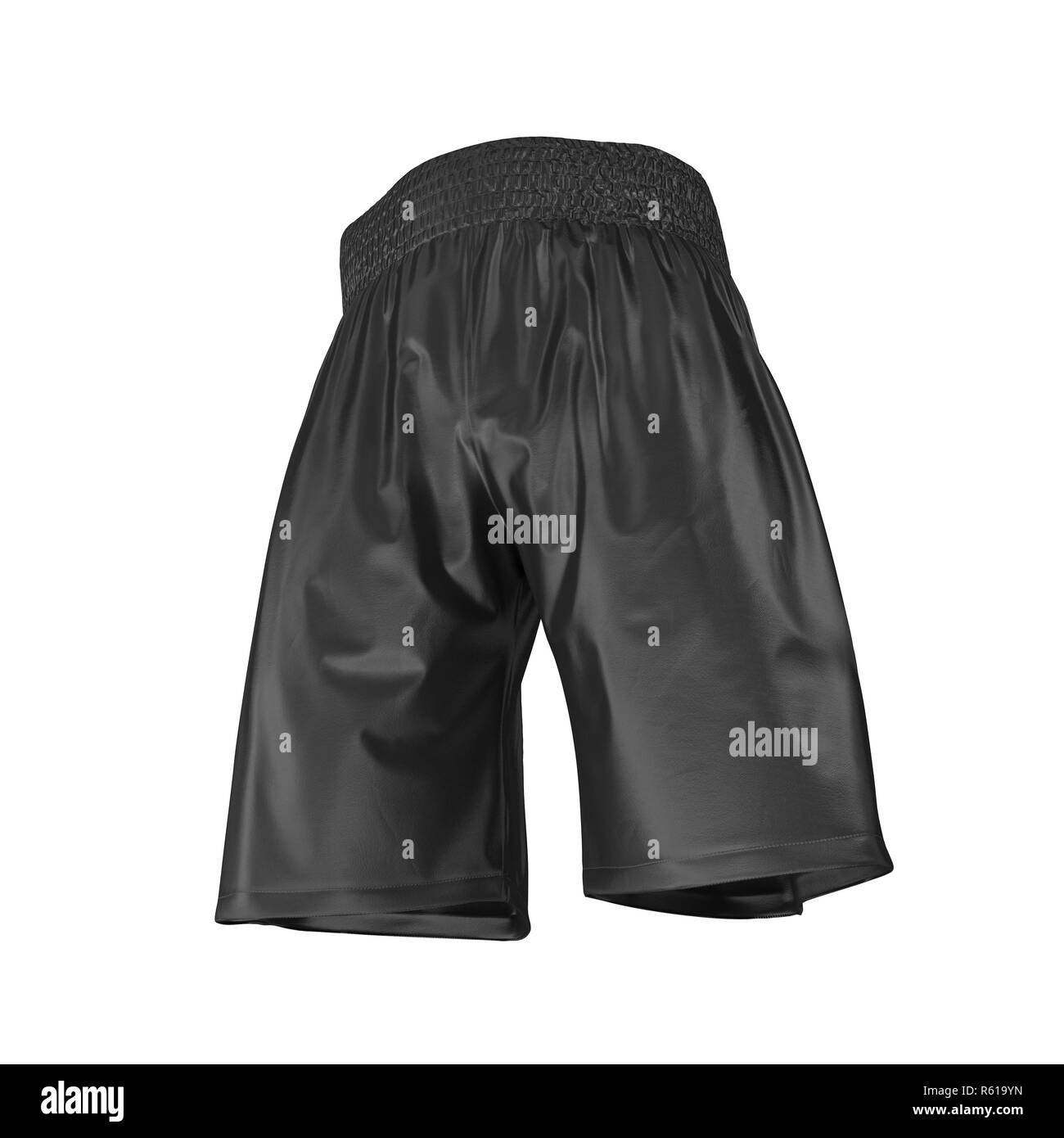 Il pugilato trunk su sfondo bianco. 3D illustrazione Foto Stock