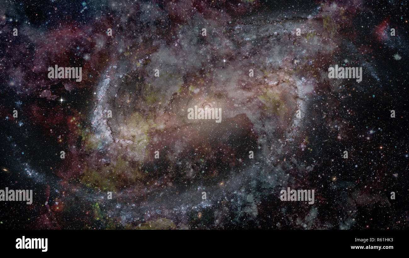 L'esplosione di supernova. Stella luminosa nebulosa. Galassia distante. Nuovo anno fuochi d'artificio. Immagine astratta. Gli elementi di questa immagine fornita dalla NASA. Foto Stock