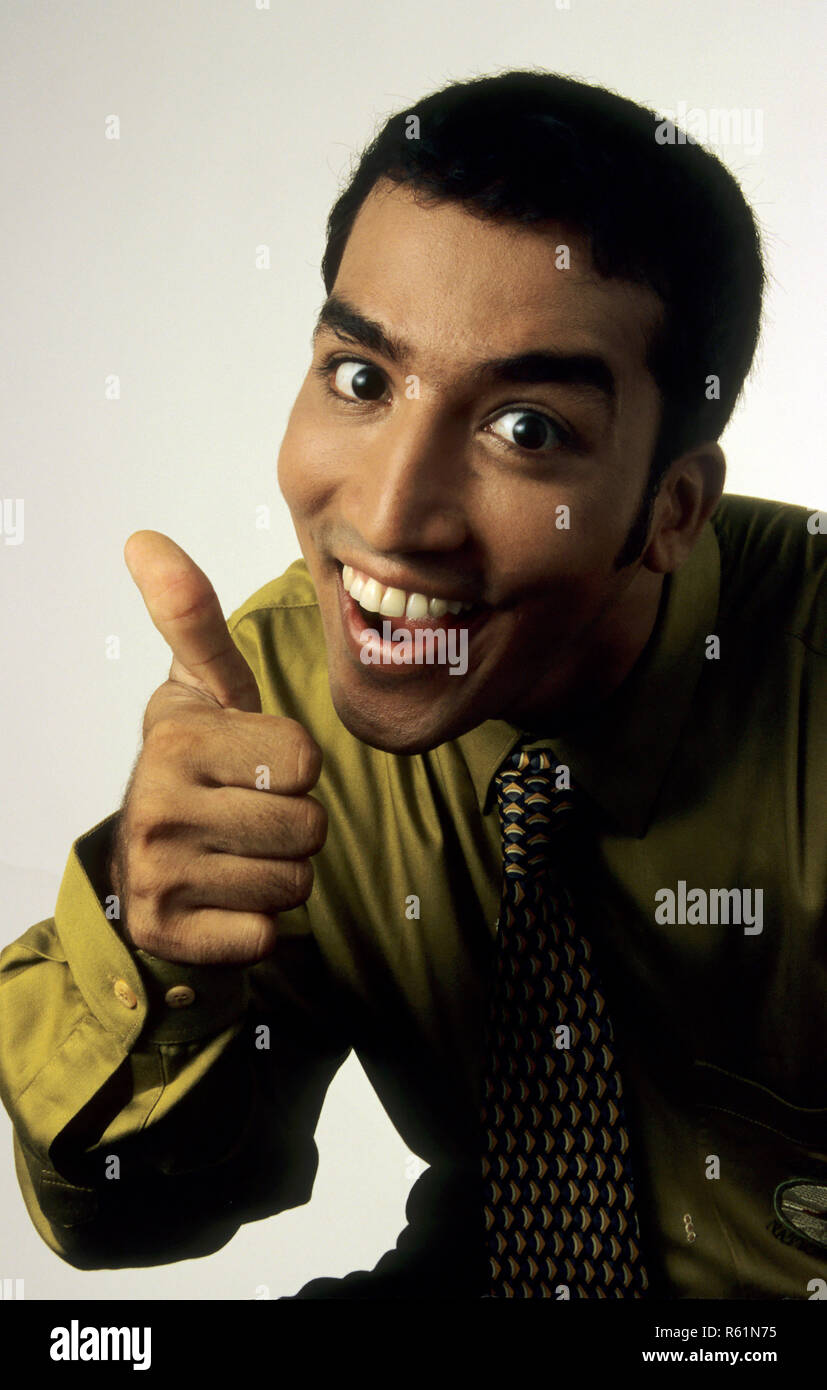 L'uomo teasing, India, il sig. N° 546 Foto Stock