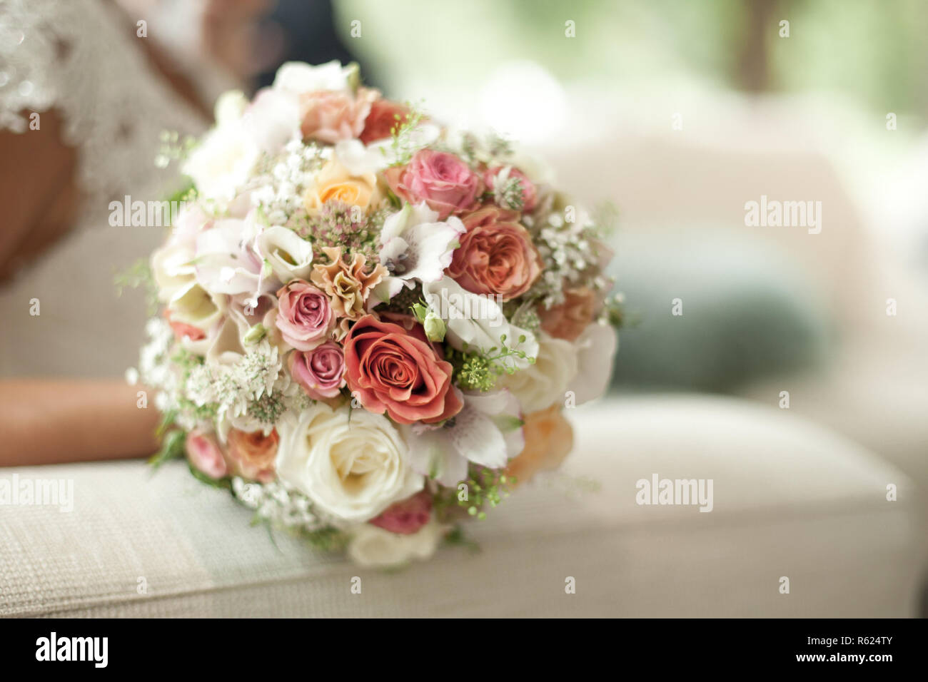 bouquet da sposa Foto Stock