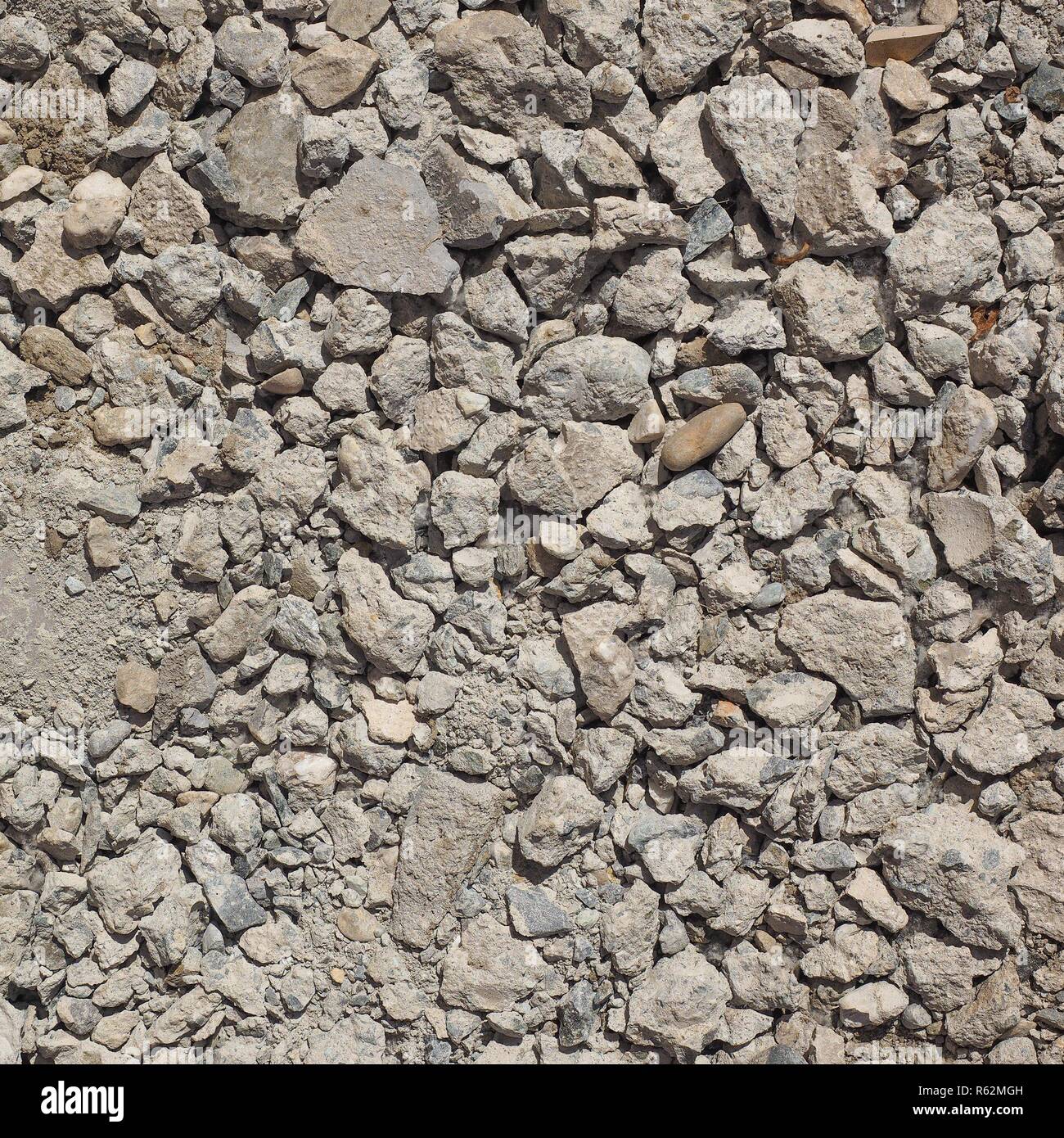 I detriti di sfondo di macerie Foto Stock