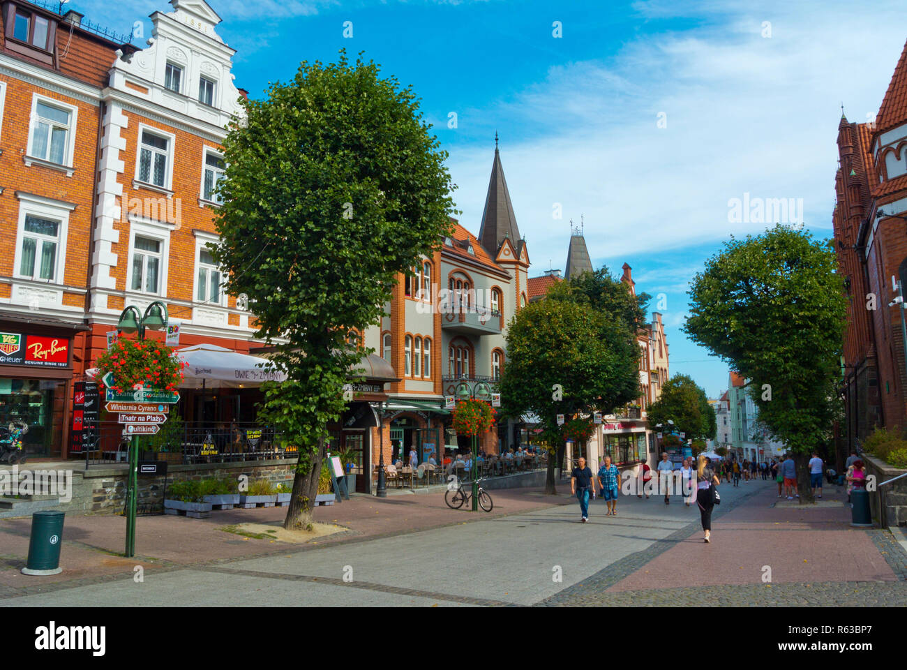Bohaterow Monte Cassino Sopot, Polonia Foto Stock