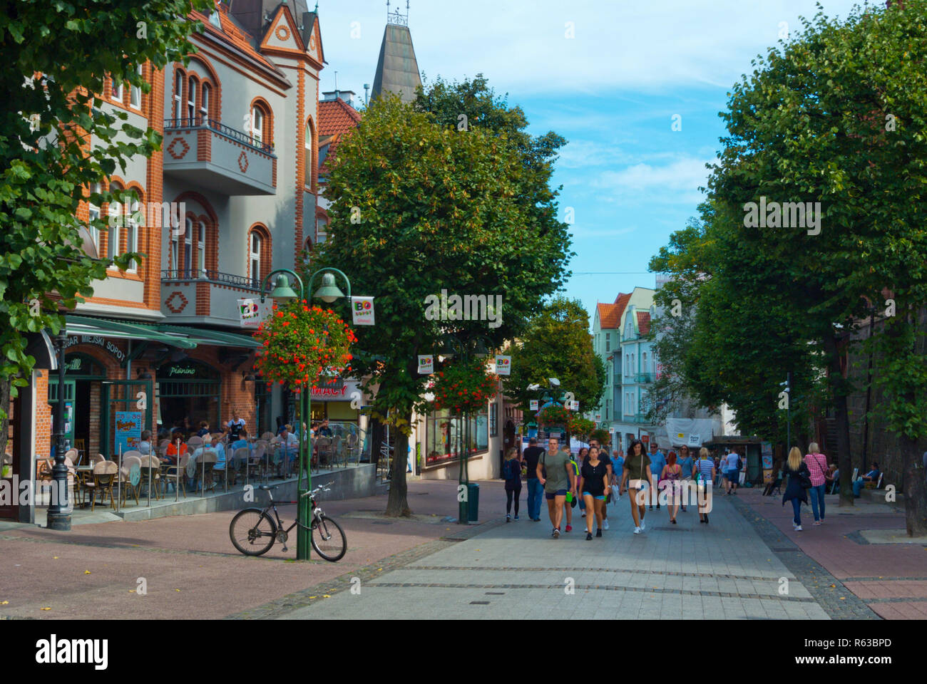 Bohaterow Monte Cassino Sopot, Polonia Foto Stock