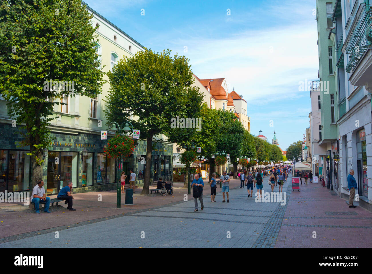 Bohaterow Monte Cassino Sopot, Polonia Foto Stock