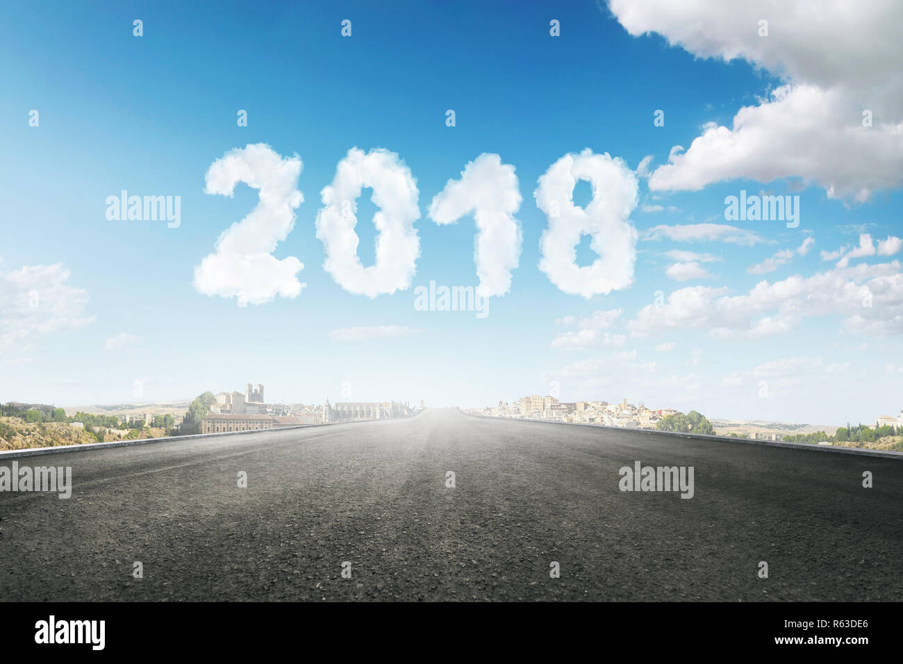 Felice Anno Nuovo 2018 Foto Stock