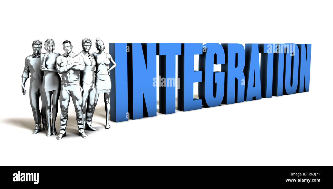 Integrazione il concetto di Business Foto Stock