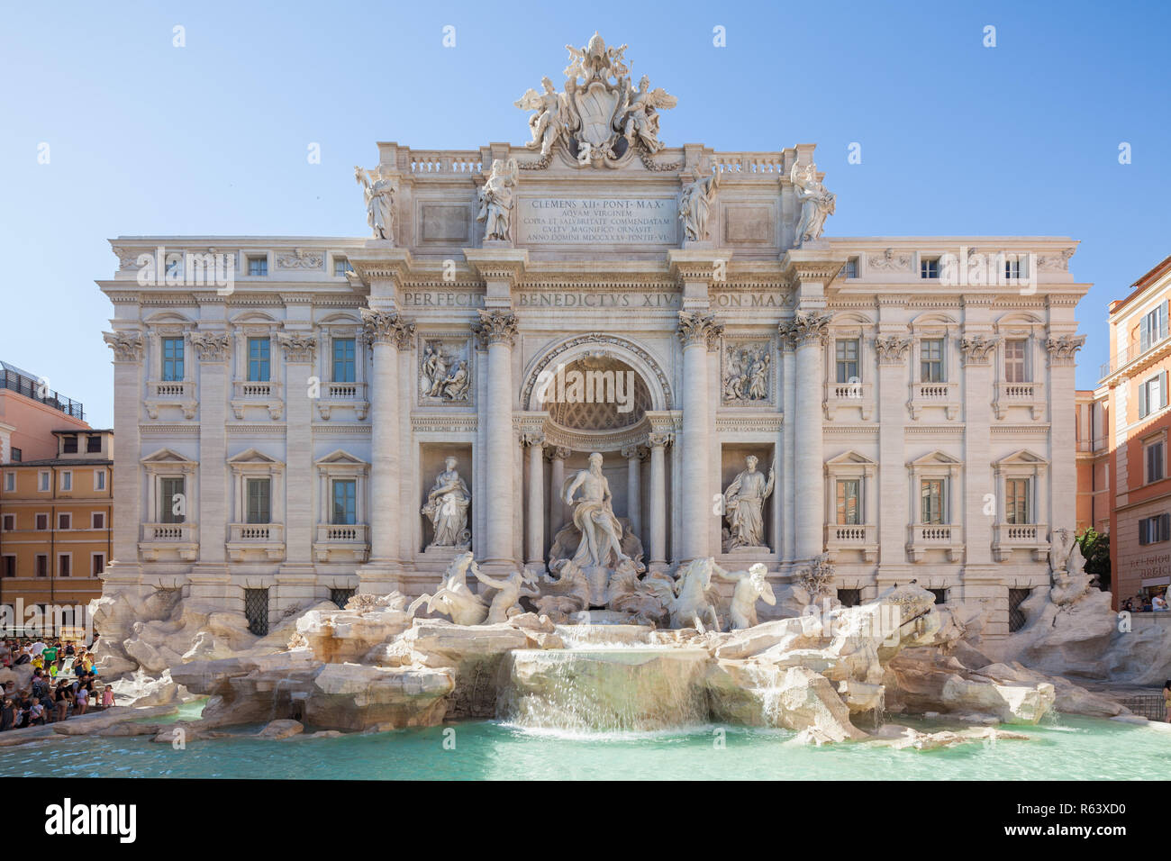 Fontana di Trevi, Roma, Italia Foto Stock