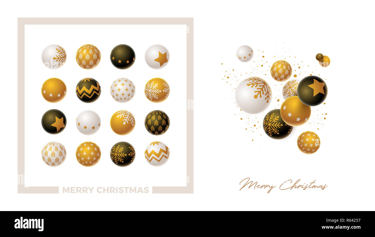 Pallina di natale insieme Foto Stock