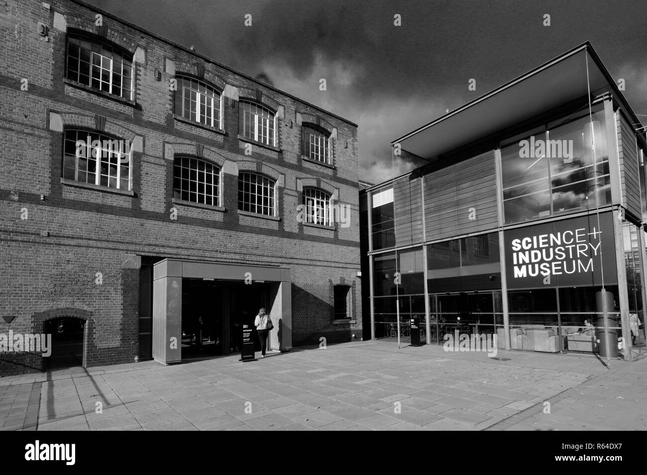 Visualizza all'interno della scienza e industria Museum di Liverpool Road Castlefield, Manchester City, Lancashire, Inghilterra, Regno Unito Foto Stock