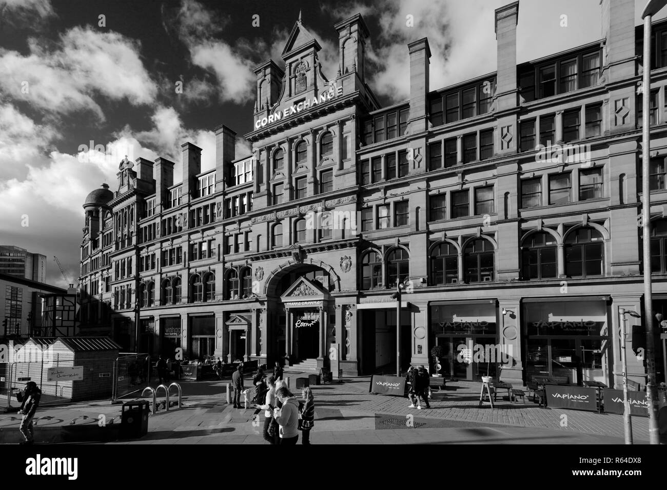 Il Corn Exchange building, Exchange St, Manchester City, Lancashire, Inghilterra, Regno Unito Foto Stock