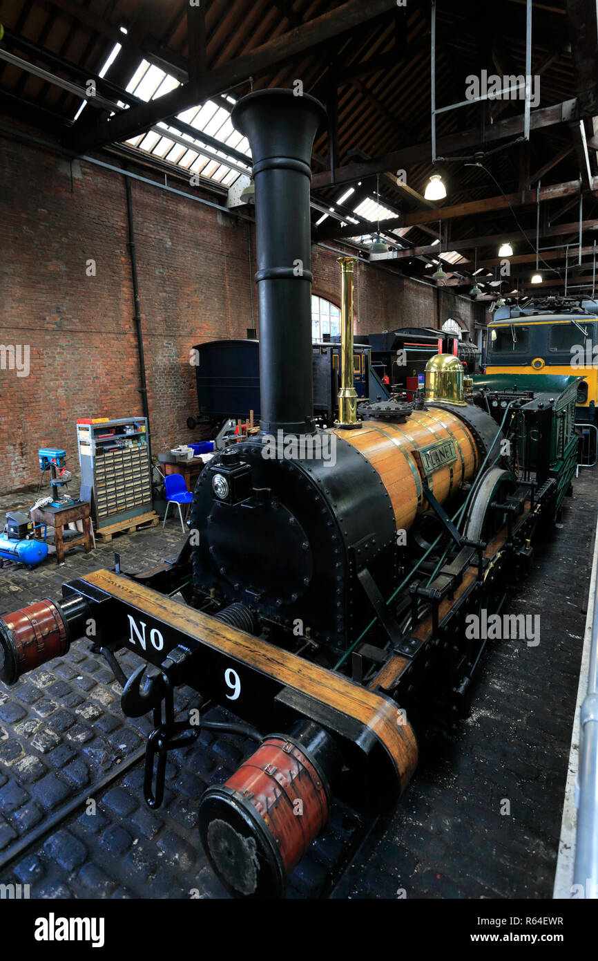 Visualizza all'interno della scienza e industria Museum di Liverpool Road Castlefield, Manchester City, Lancashire, Inghilterra, Regno Unito Foto Stock