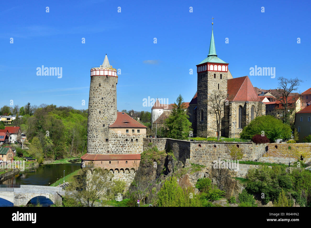 Città vecchia di bautzen Foto Stock