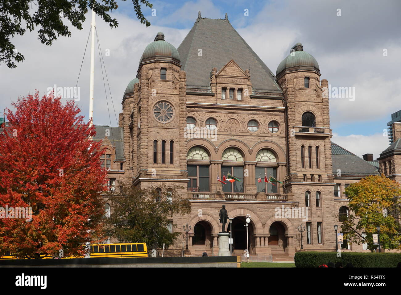 Ontario provinciale edificio del Parlamento europeo a Toronto Foto Stock