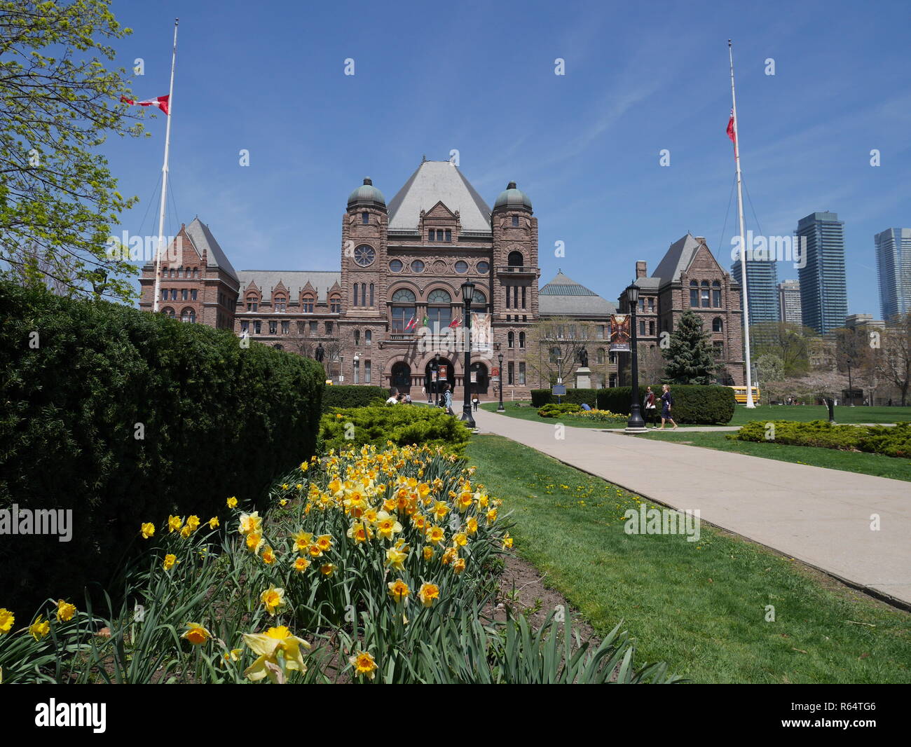 Ontario provinciale edificio del Parlamento europeo a Toronto Foto Stock