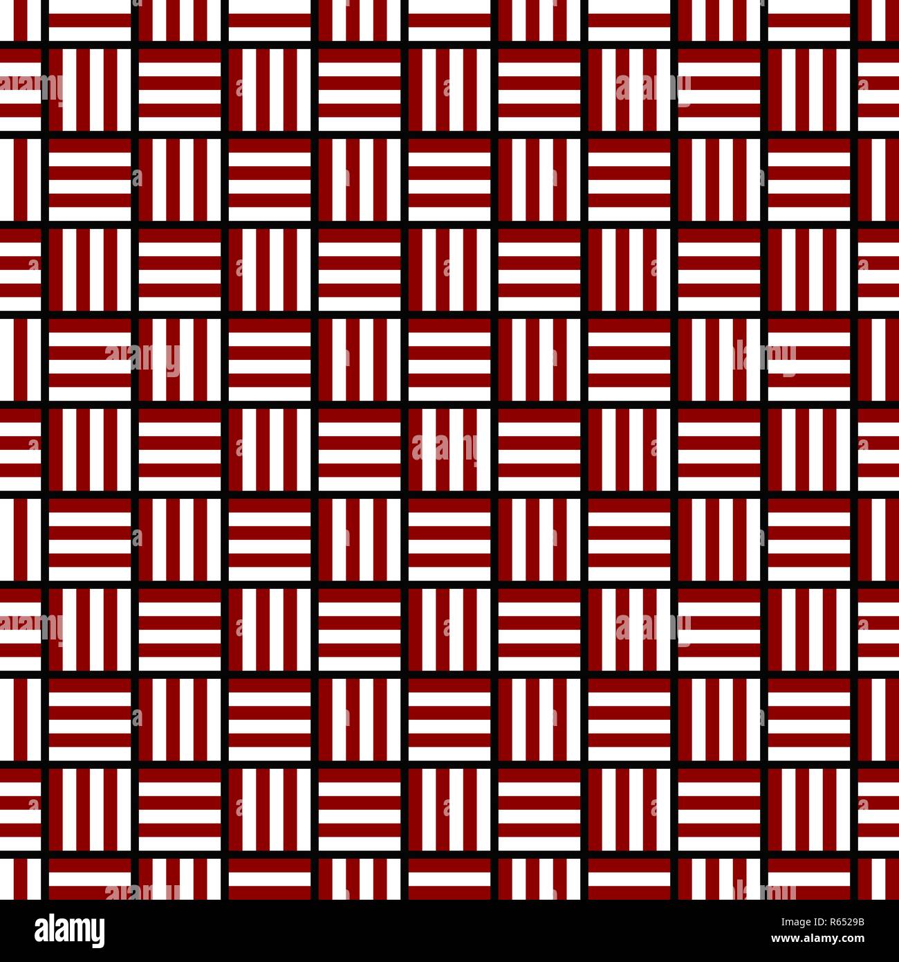 Abstract ripetendo square design pattern di sfondo - Immagine vettoriale Illustrazione Vettoriale