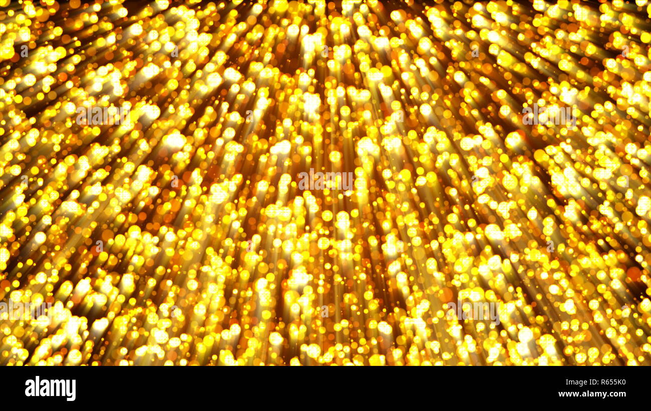Abstract fondo oro. Sfondo digitale Foto Stock