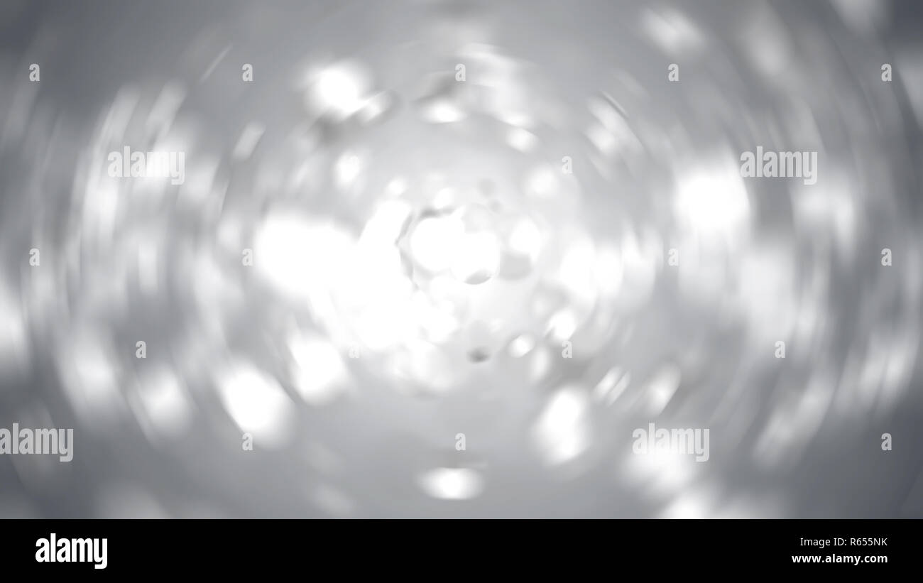 Abstract radiale sfondo argento. Illustrazione Digitale Foto Stock