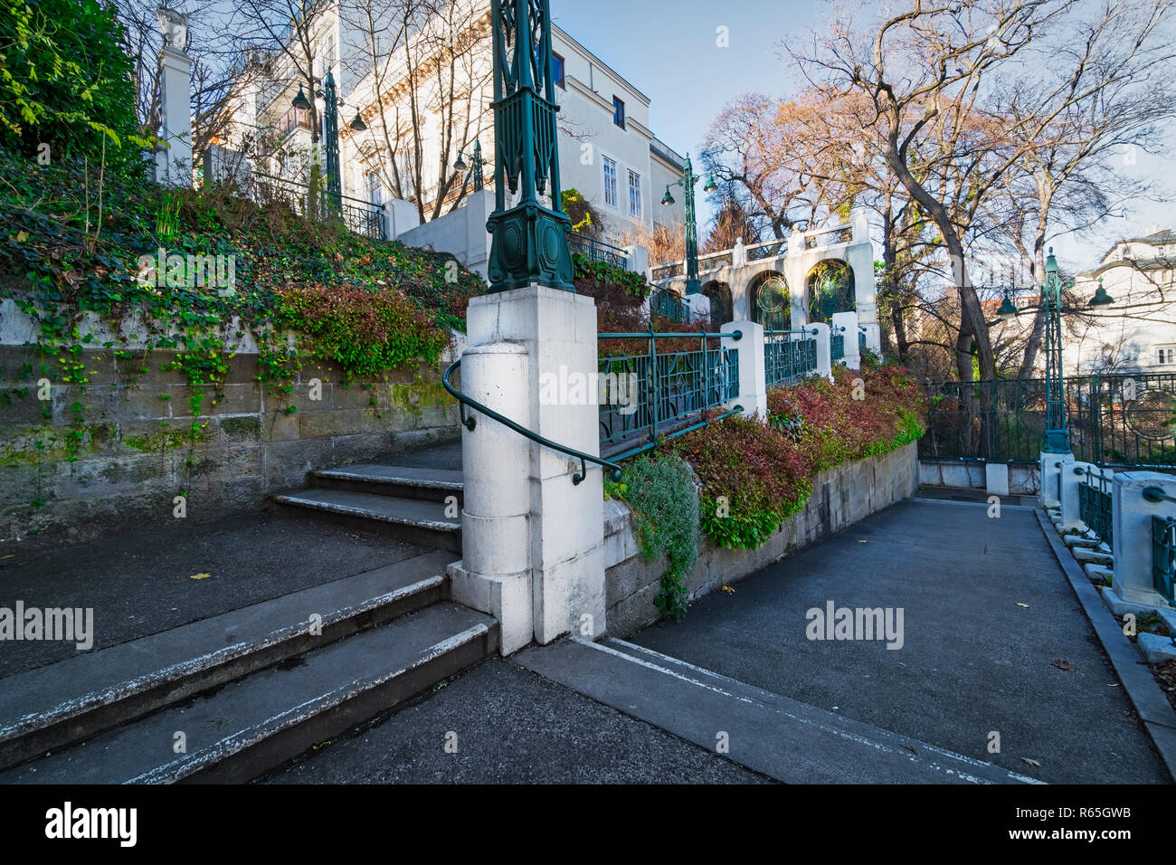 Strudlhofstiege vienna Foto Stock