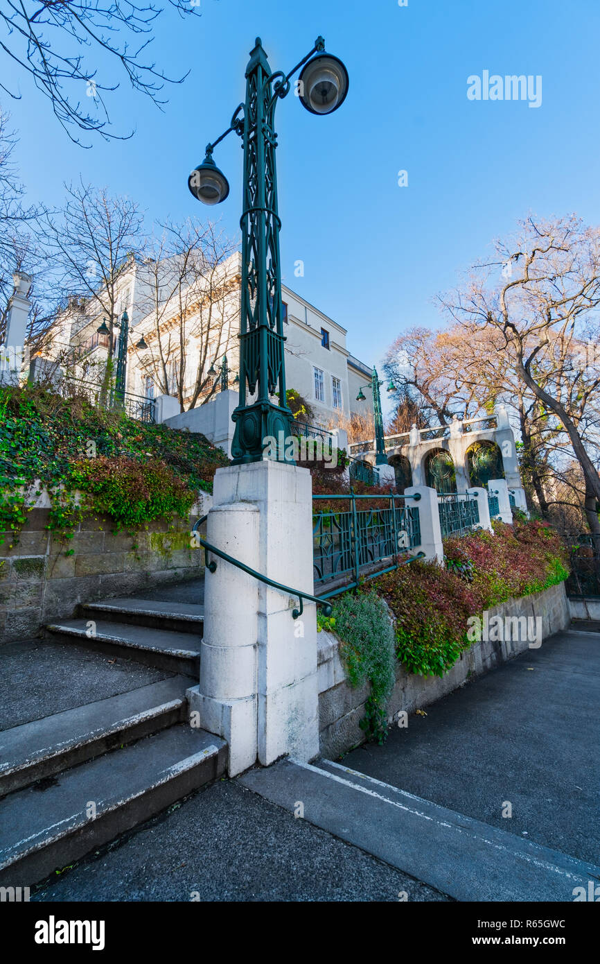 Strudlhofstiege vienna Foto Stock