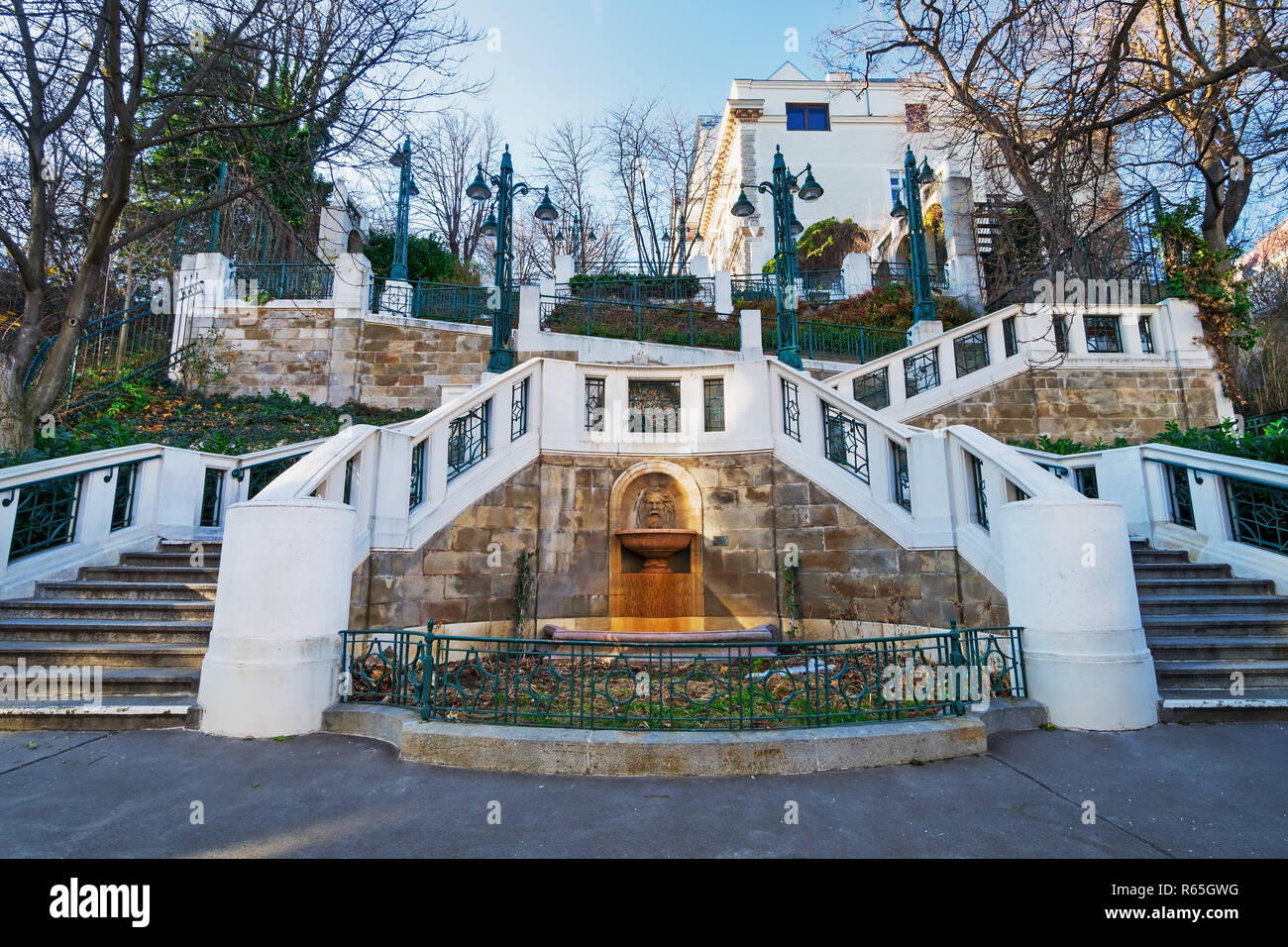 Strudlhofstiege vienna Foto Stock