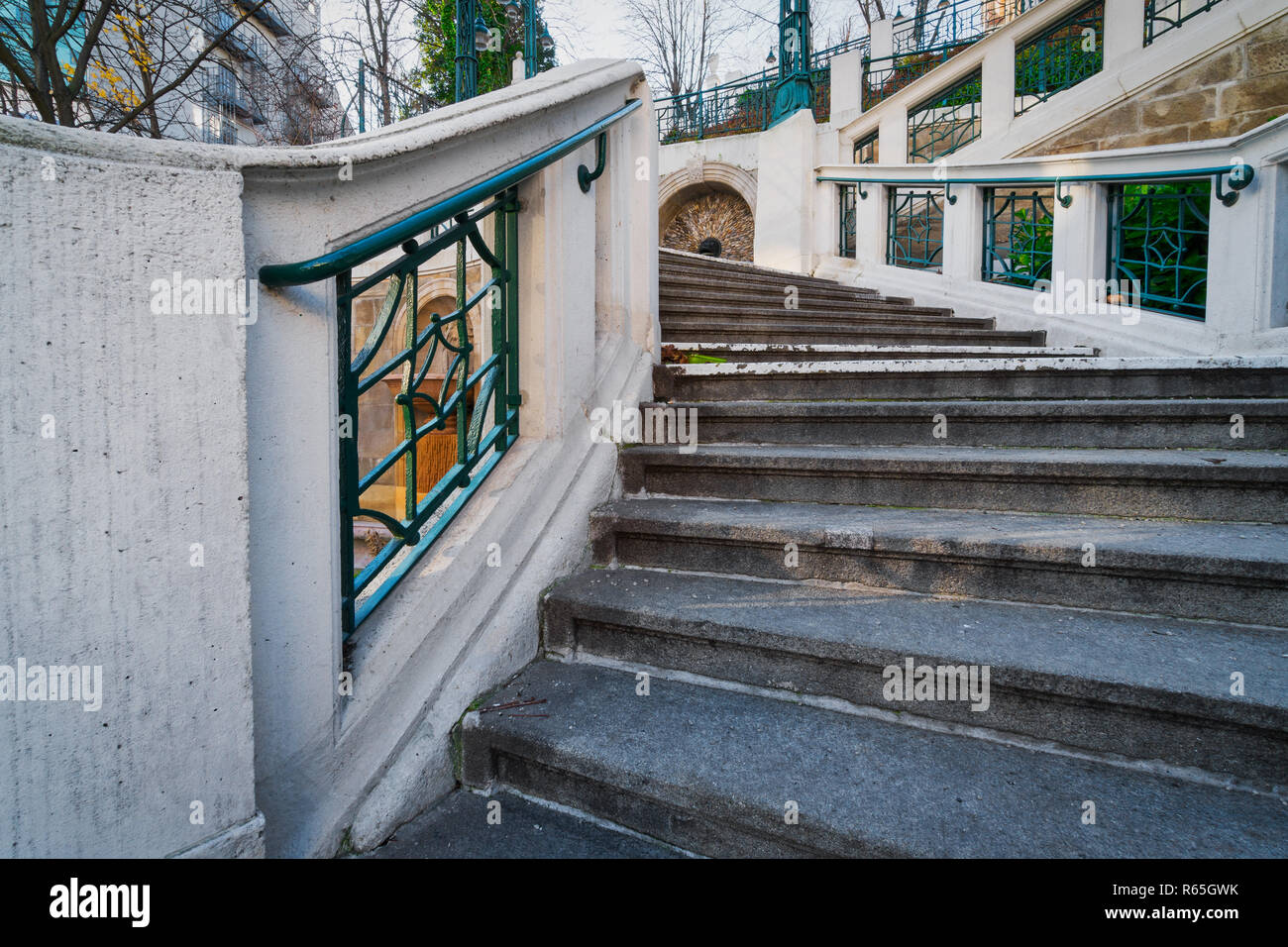 Strudlhofstiege vienna Foto Stock