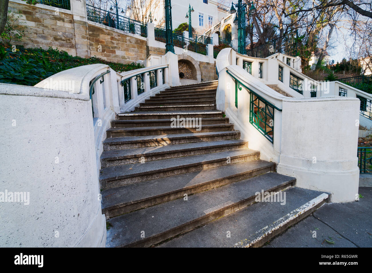 Strudlhofstiege vienna Foto Stock