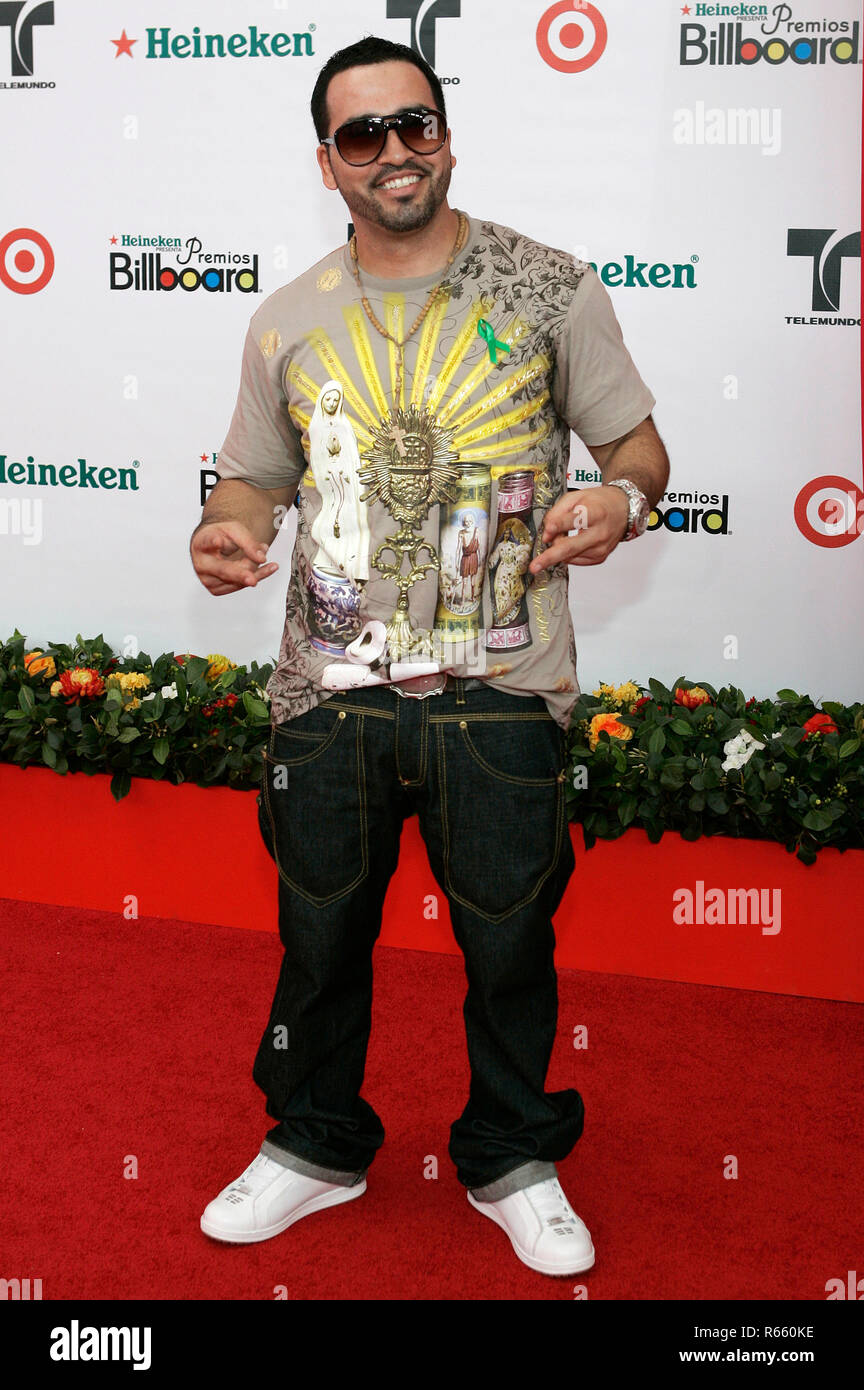 Malverde arriva sul tappeto rosso per il 2008 Latin Billboard Awards al Seminole Hard Rock Hotel & Casino in Hollywood Florida il 10 aprile 2008. Foto Stock