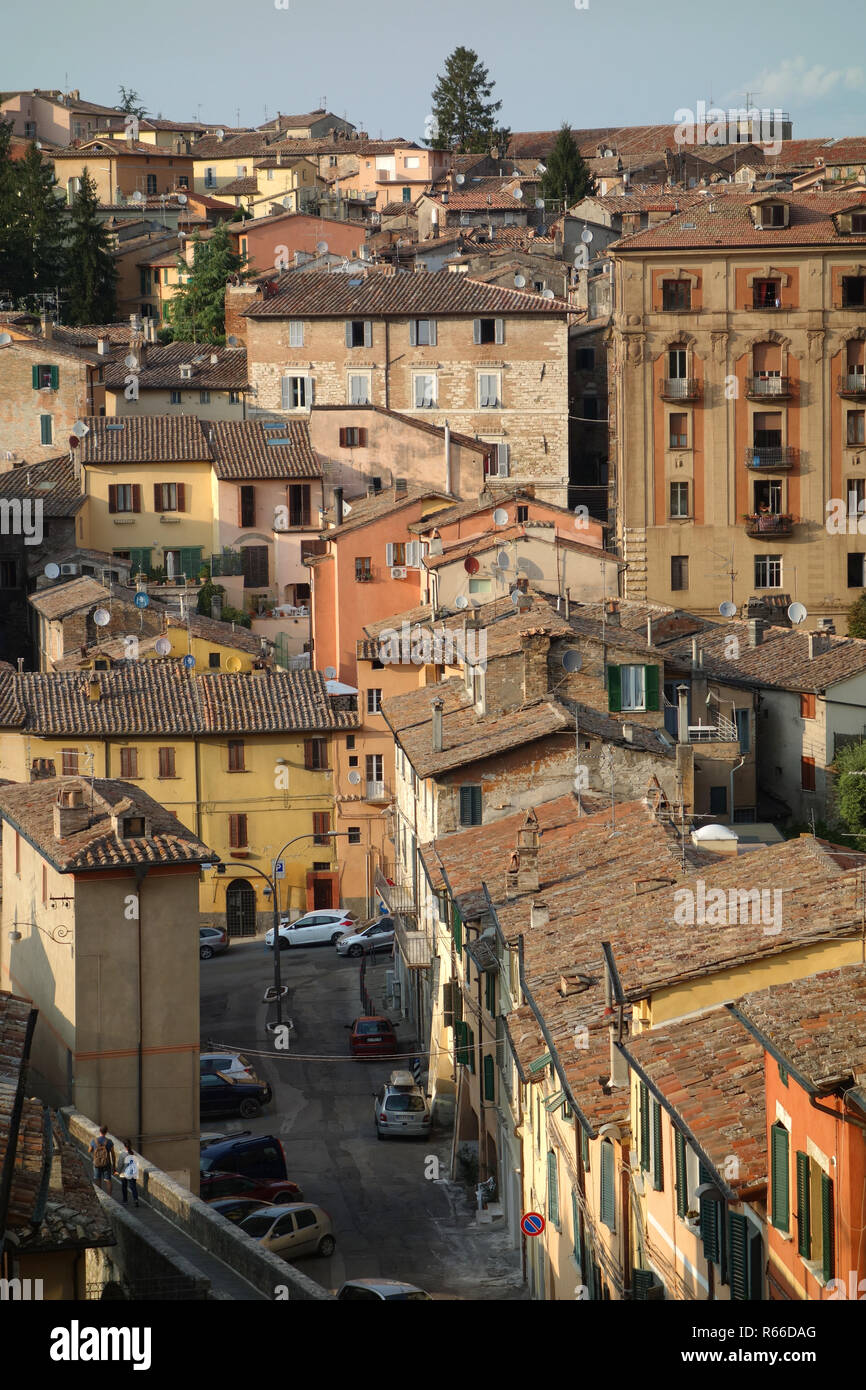 Perugia in Umbria Foto Stock