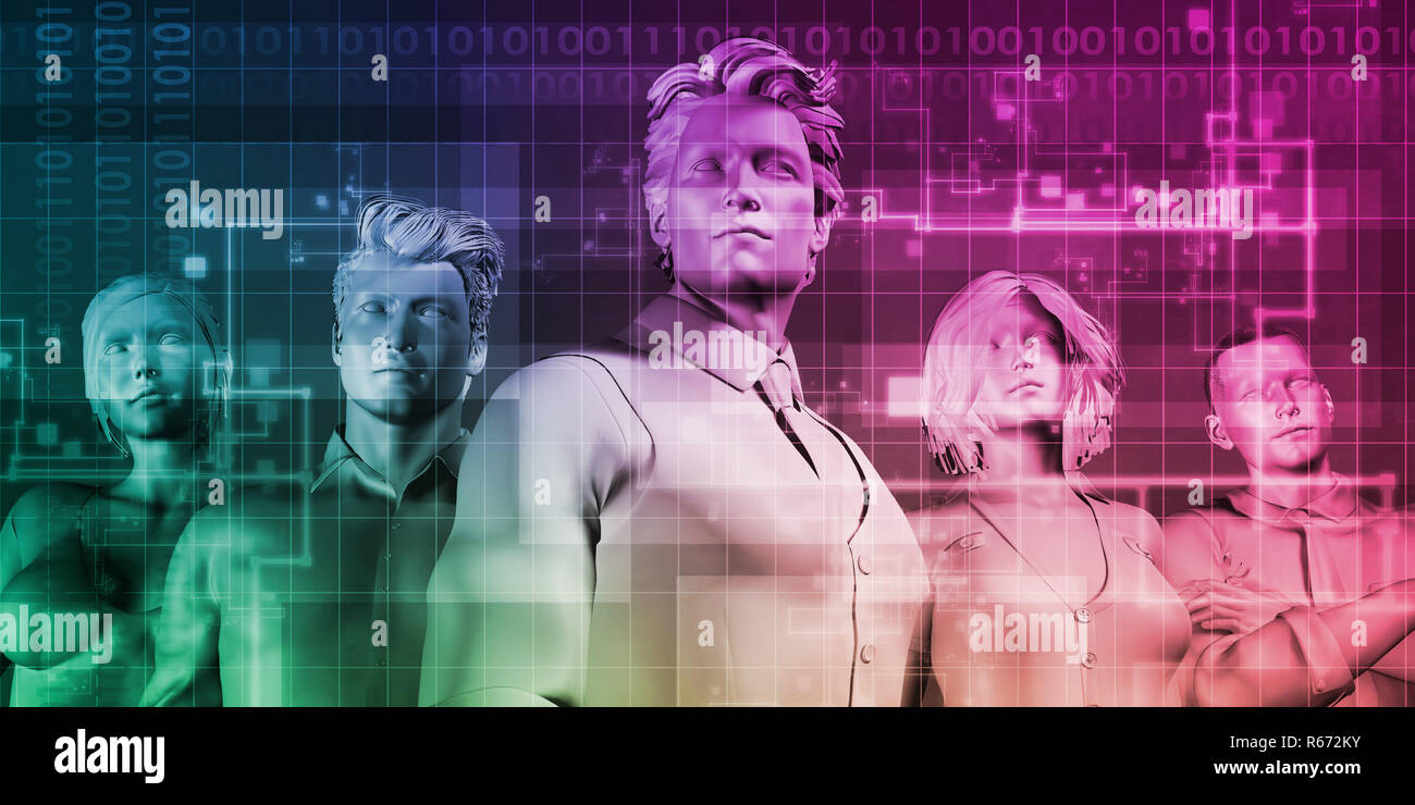 Rilevamento dei dati Foto Stock