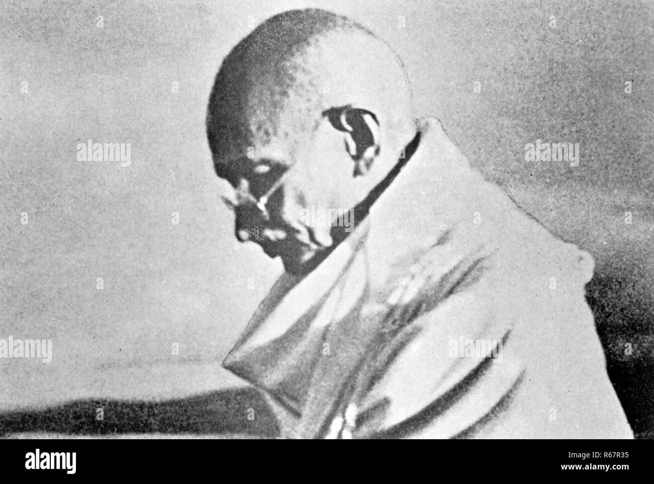 Il Mahatma Gandhi MODELLO DI RILASCIO NON DISPONIBILE Foto Stock