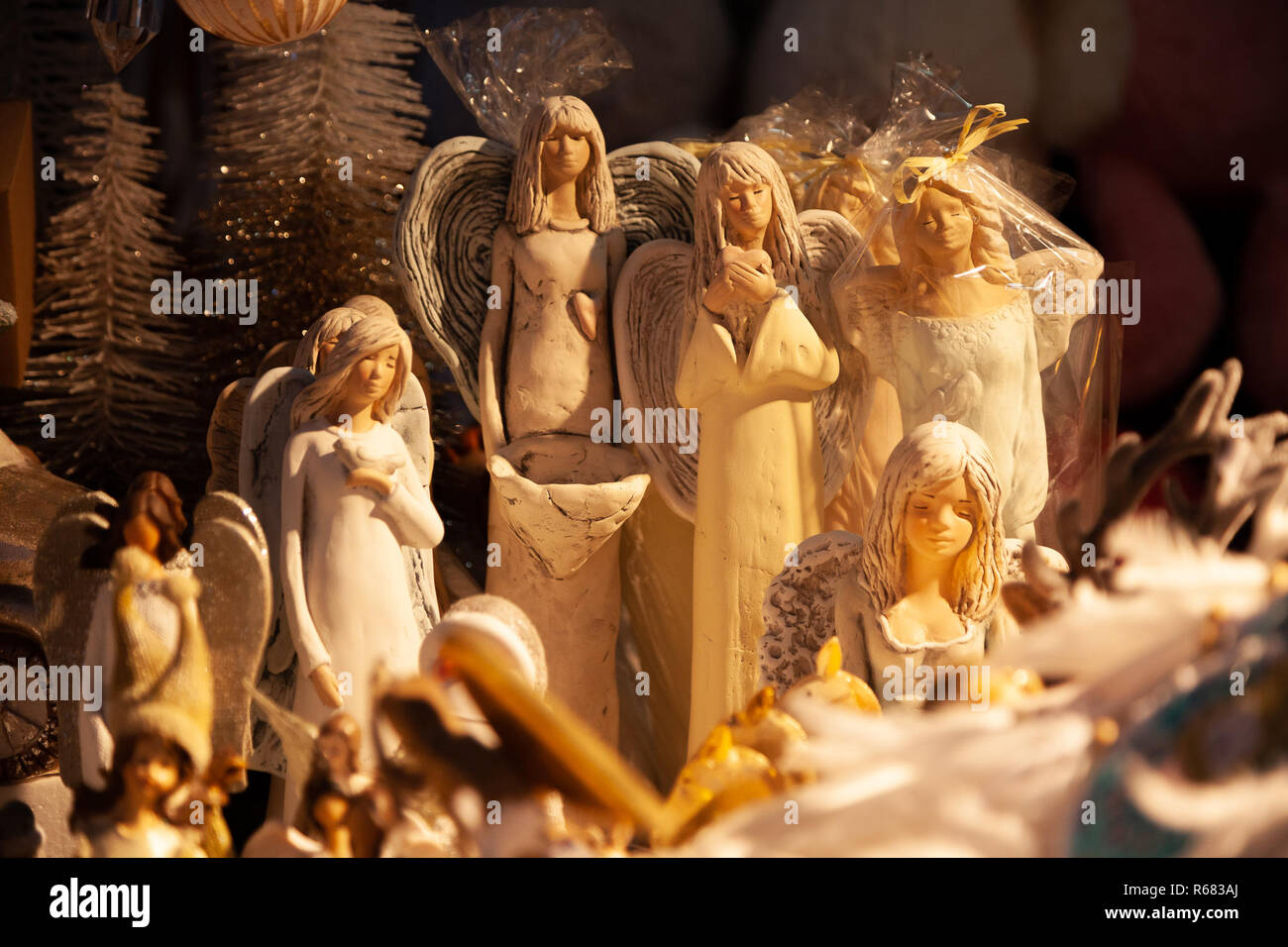 Wroclaw, Polonia, Dicembre 4, 2018 Mercatino di Natale a Wroclaw in piazza del mercato, credito: Lidia Mukhamadeeva/Alamy Live News Foto Stock