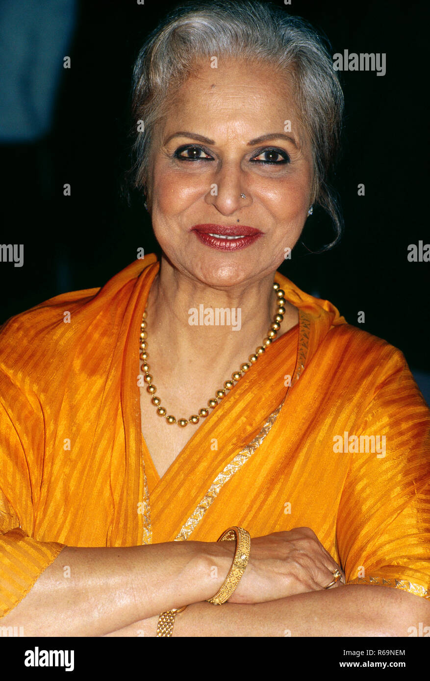 Sud est asiatico India bollywood attrice waheeda rahman, India, n. MR Foto Stock