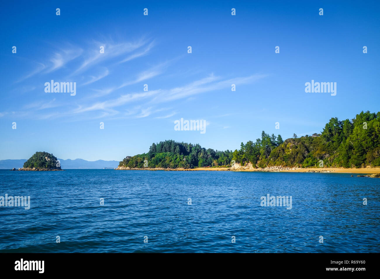 Parco Nazionale di Abel Tasman, Nuova Zelanda Foto Stock