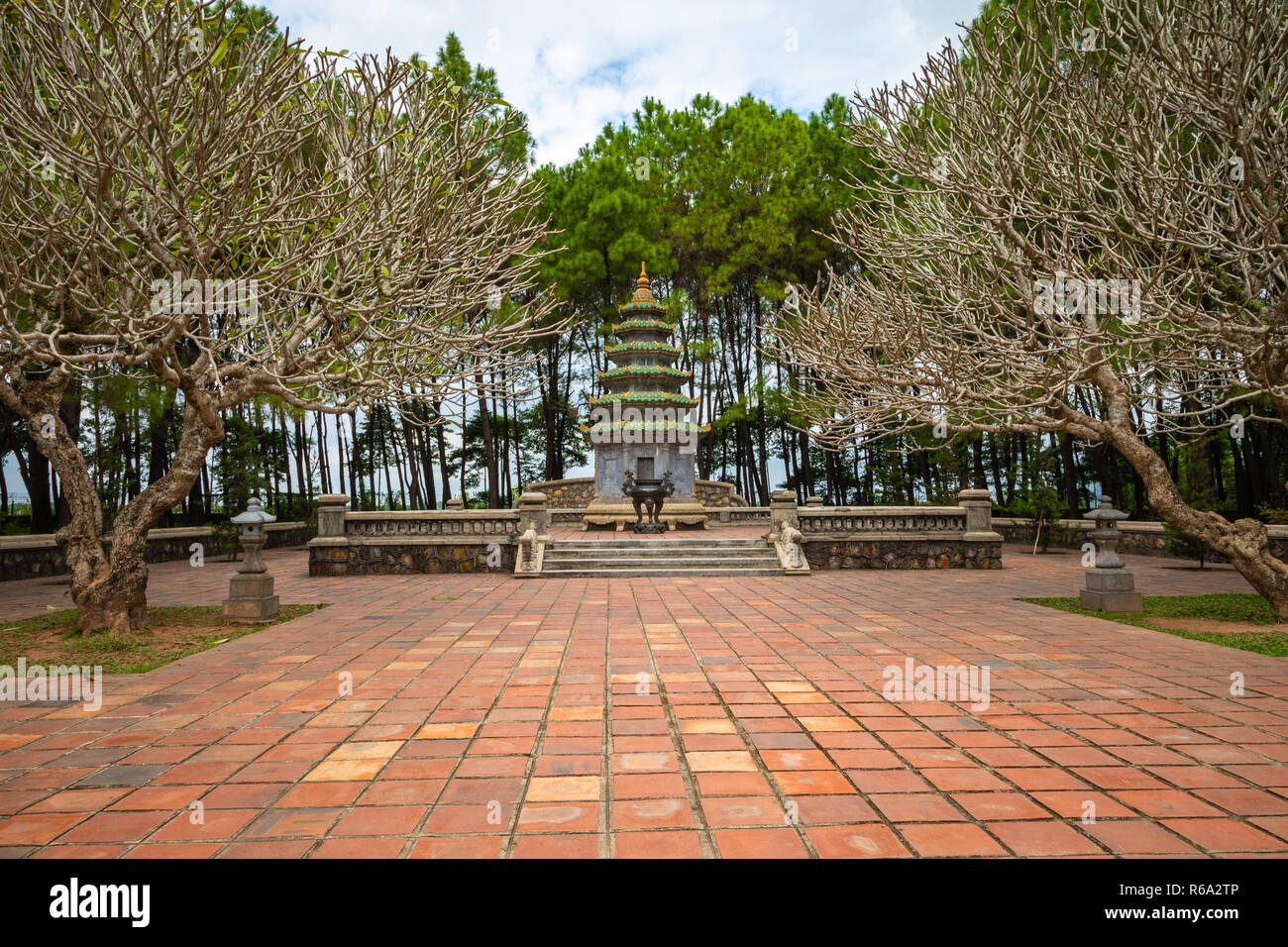 Thien Mu tempio, tonalità, Vietnam. Foto Stock