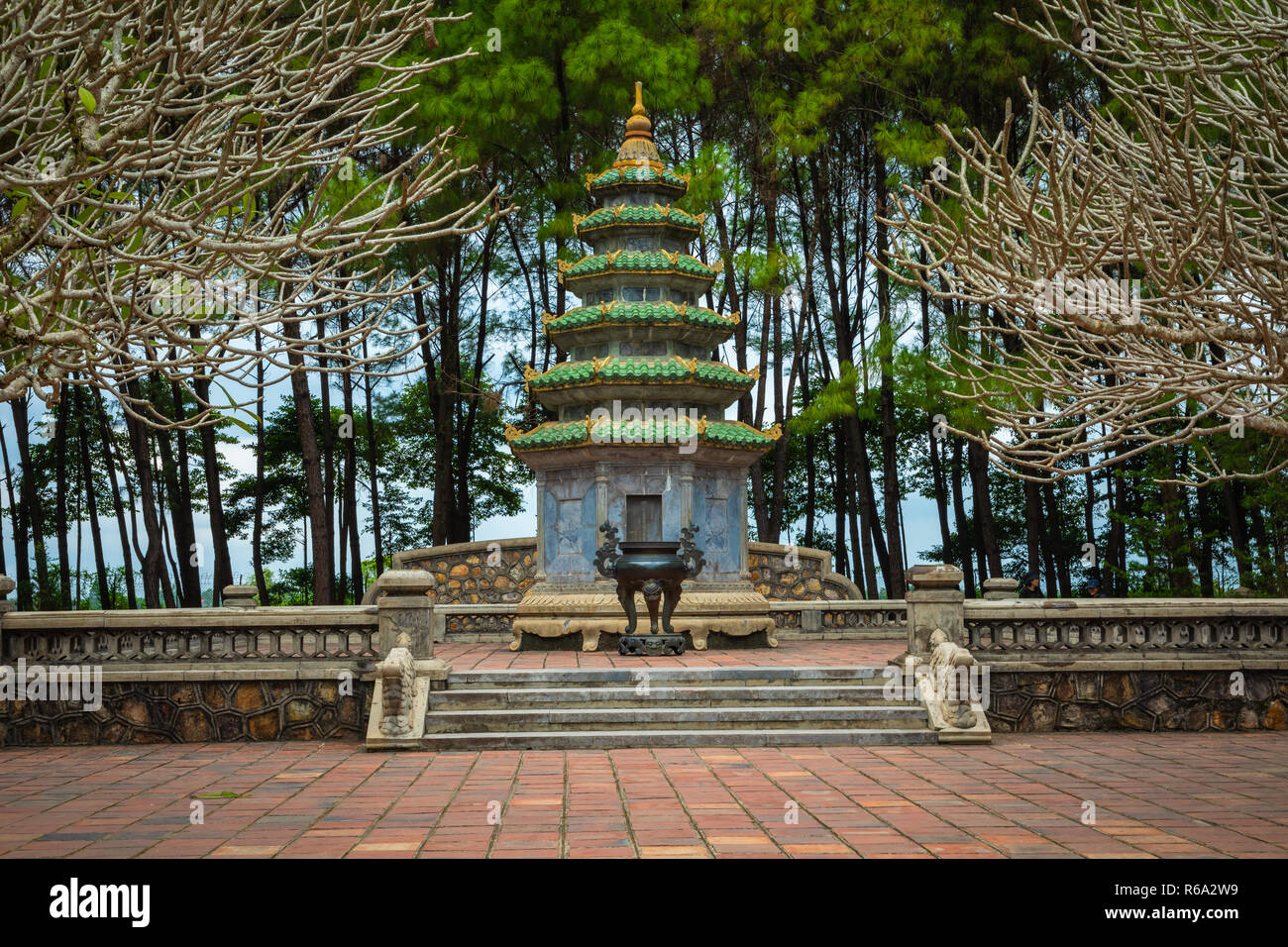 Thien Mu tempio, tonalità, Vietnam. Foto Stock
