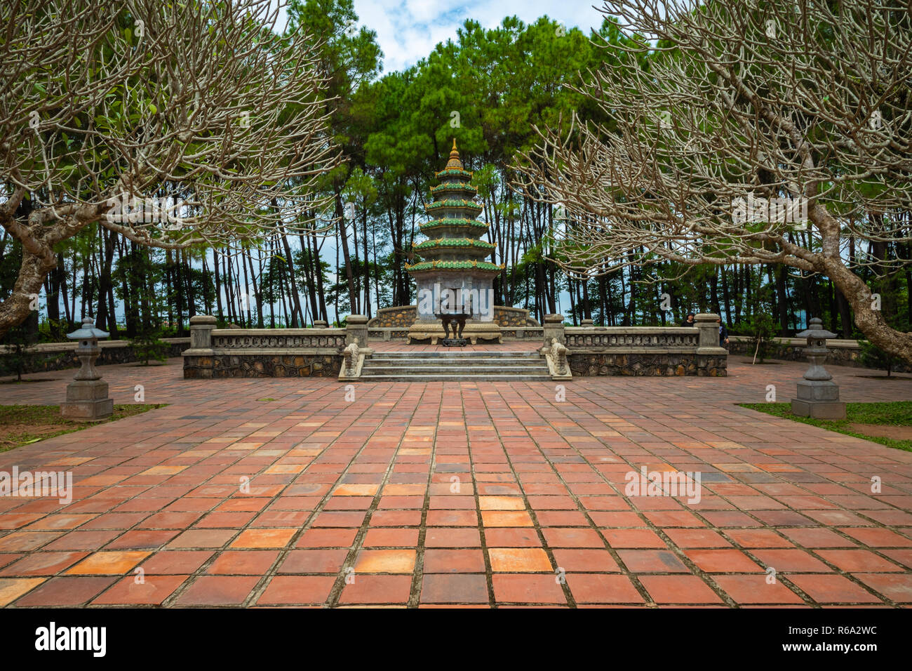 Thien Mu tempio, tonalità, Vietnam. Foto Stock