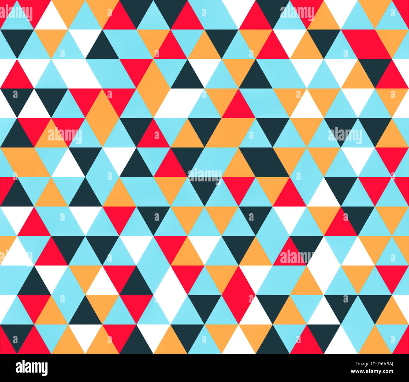 Triangoli seamless pattern sfondo geometrica Foto Stock