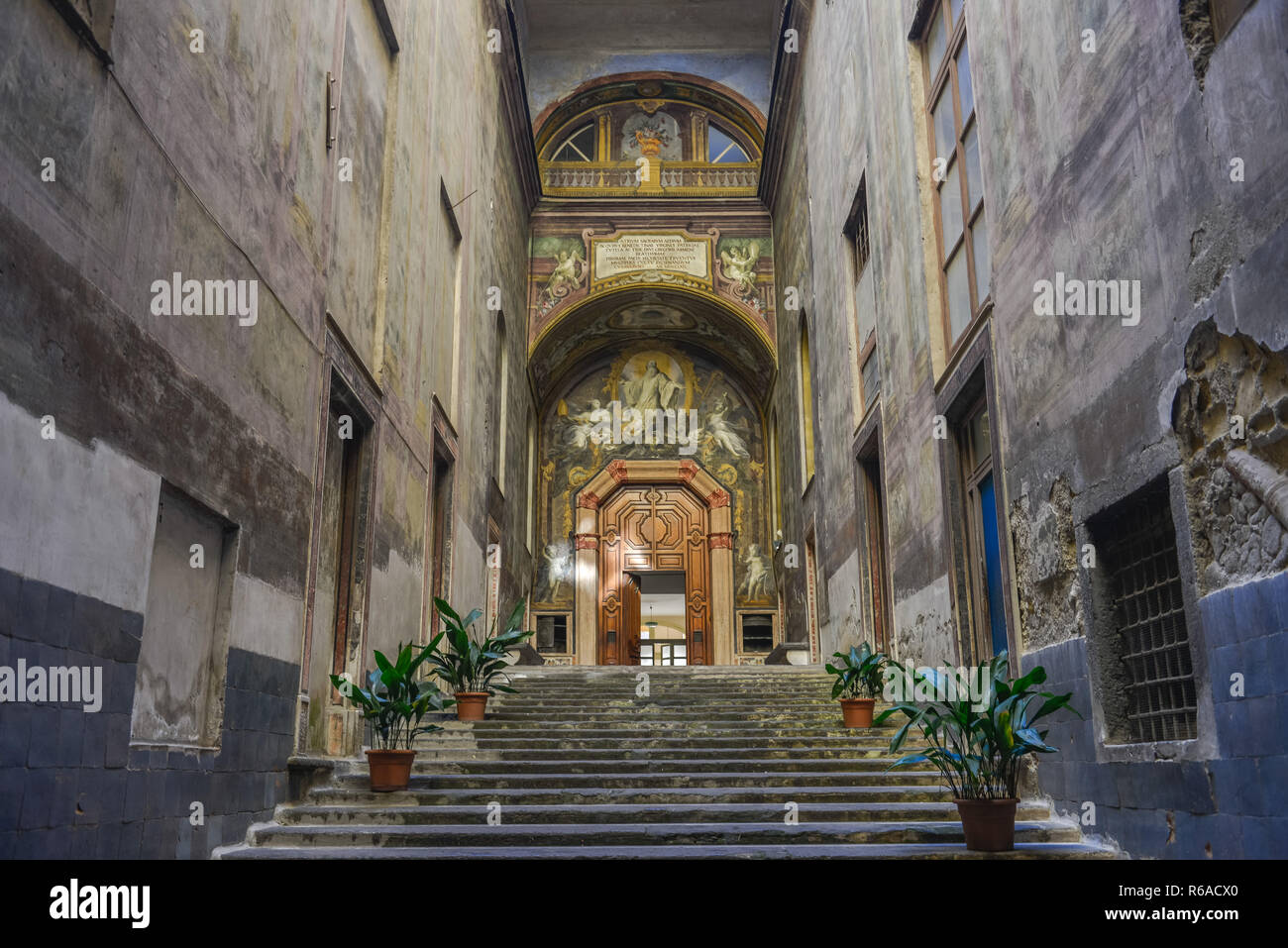 Chiesa di San Gregorio Armeno a Napoli, Italia , Kirche San Gregorio Armeno, Neapel, Italien Foto Stock