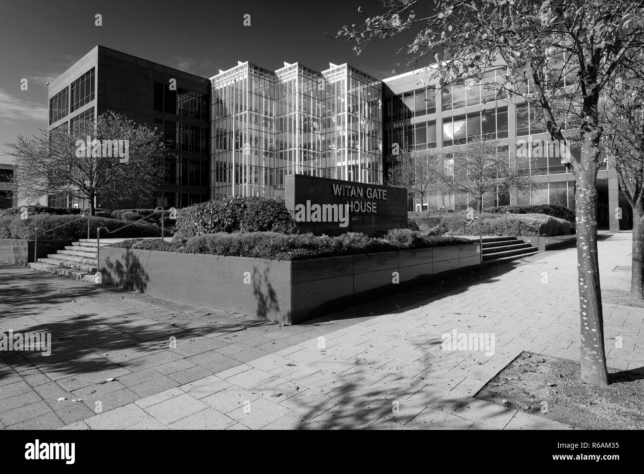 Witan Gate House Building, Milton Keynes, Buckinghamshire, Inghilterra; Regno Unito Foto Stock