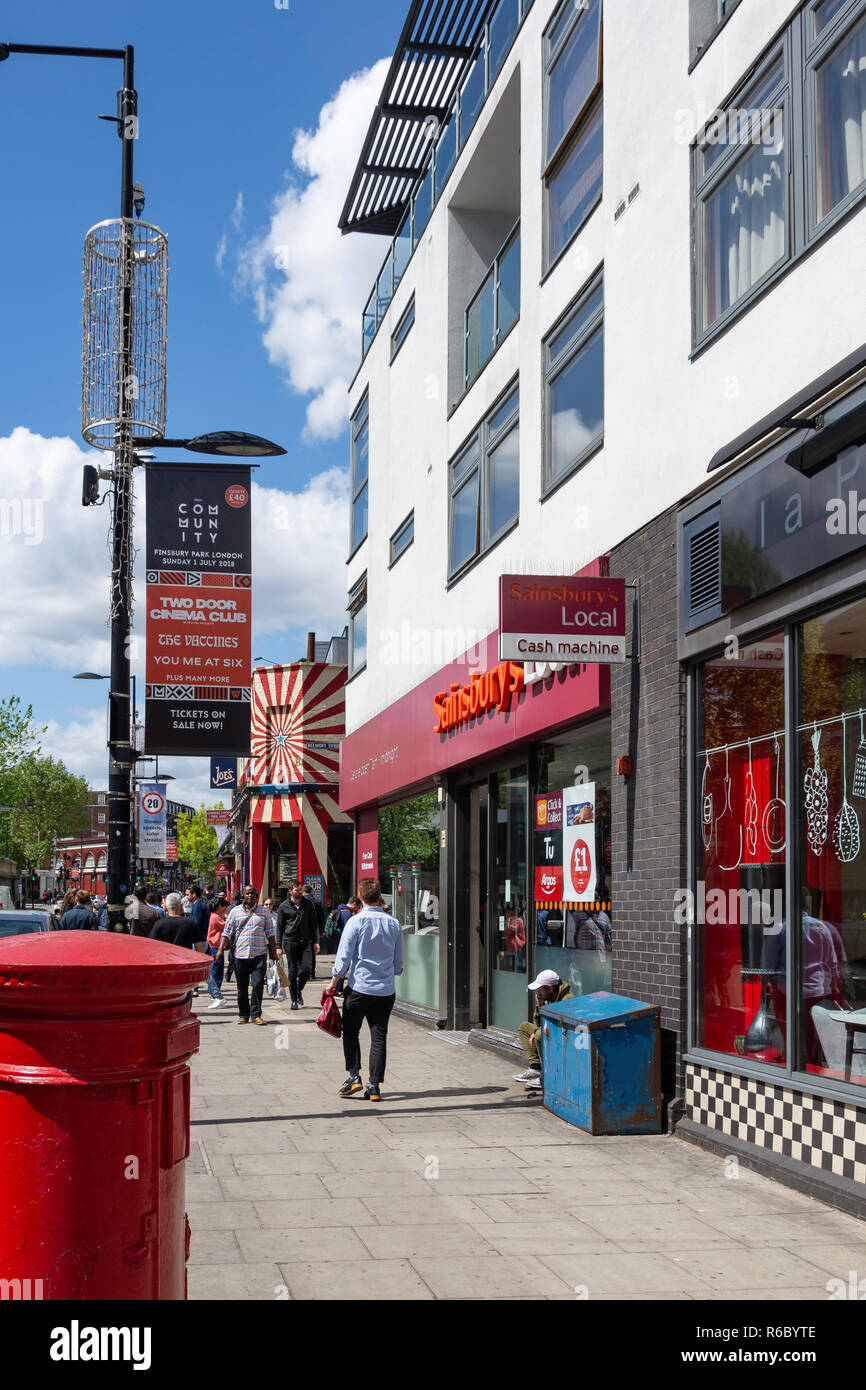 Chalk Farm Road, Camden Town London Borough of Camden, Greater London, England, Regno Unito Foto Stock