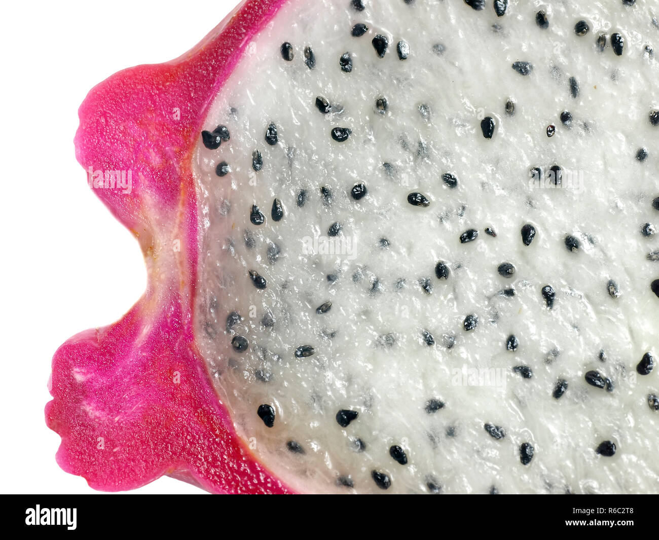 Pitahaya Drachenfrucht Anschnitt Foto Stock