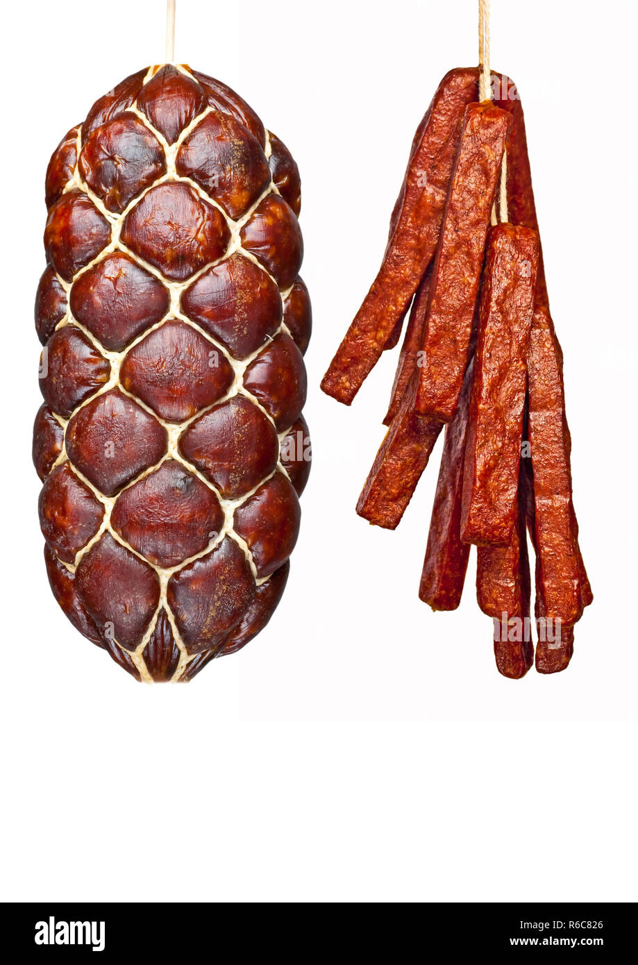 Salsicce di Germania Foto Stock