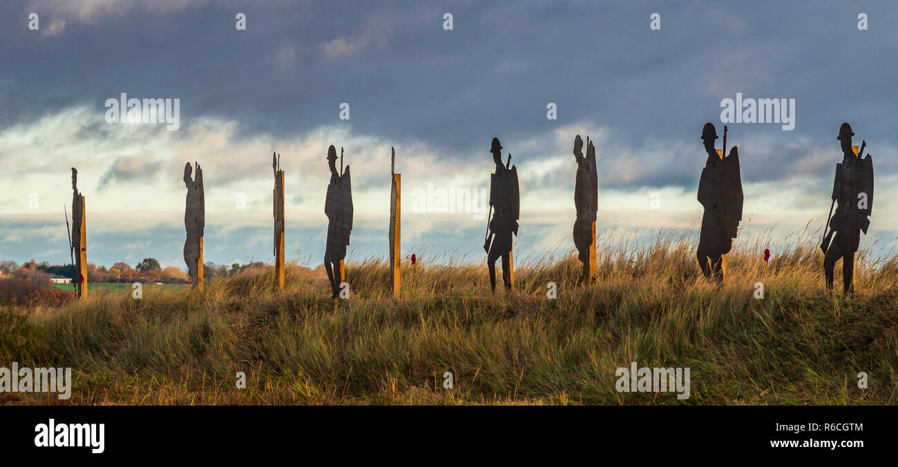 Monumento ai caduti della Prima Guerra Mondiale 1 Mersea Island Essex Foto Stock