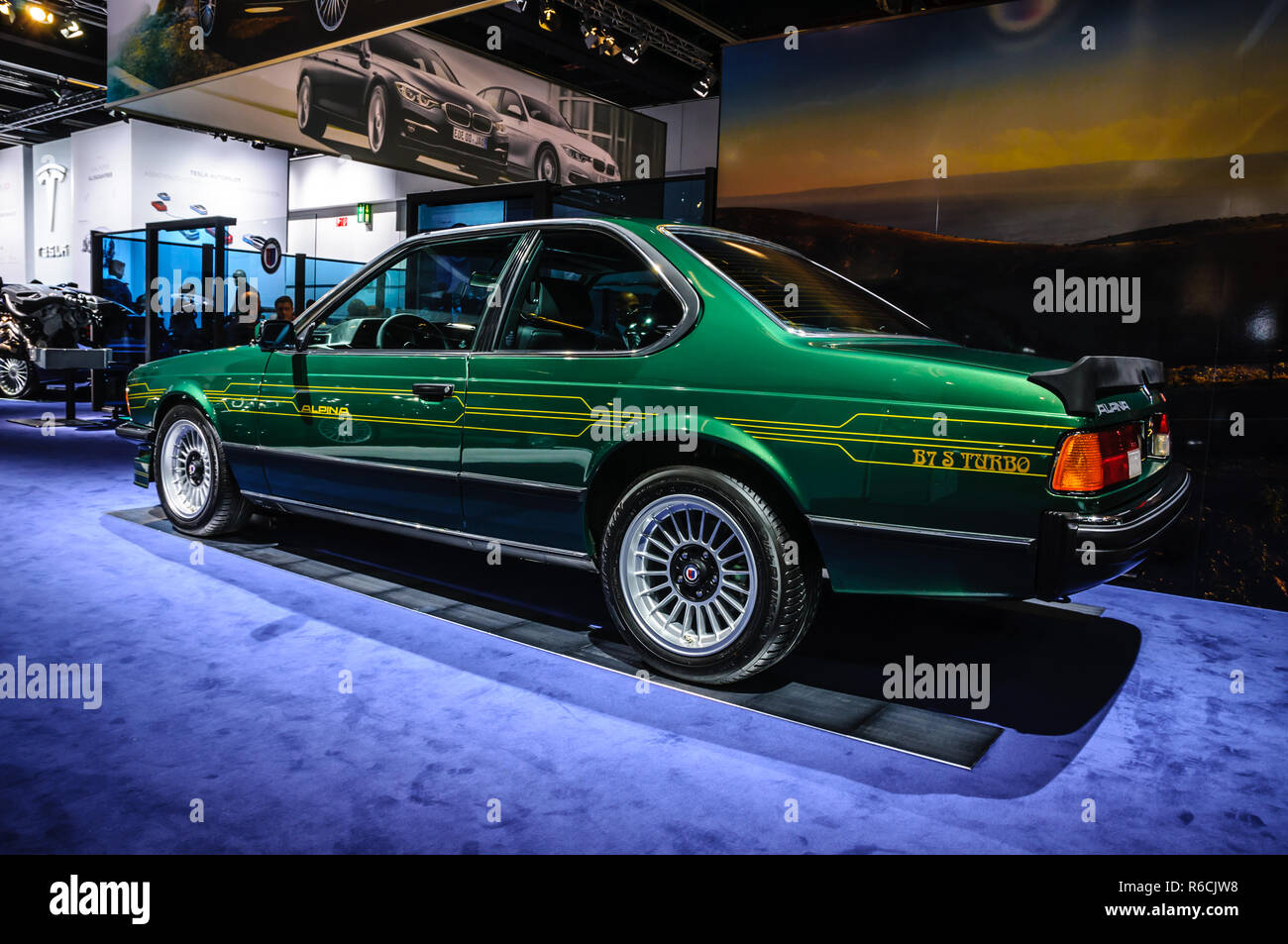 Francoforte - Settembre 2015: BMW Alpina B7 S Turbo presentato al IAA International Motor Show il 20 settembre 2015 a Francoforte, Germania Foto Stock