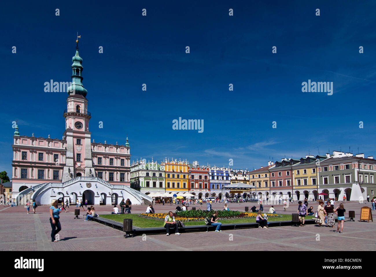 La Polonia, la Città Vecchia città di Zamosc('Unesco World Heritage List) Foto Stock