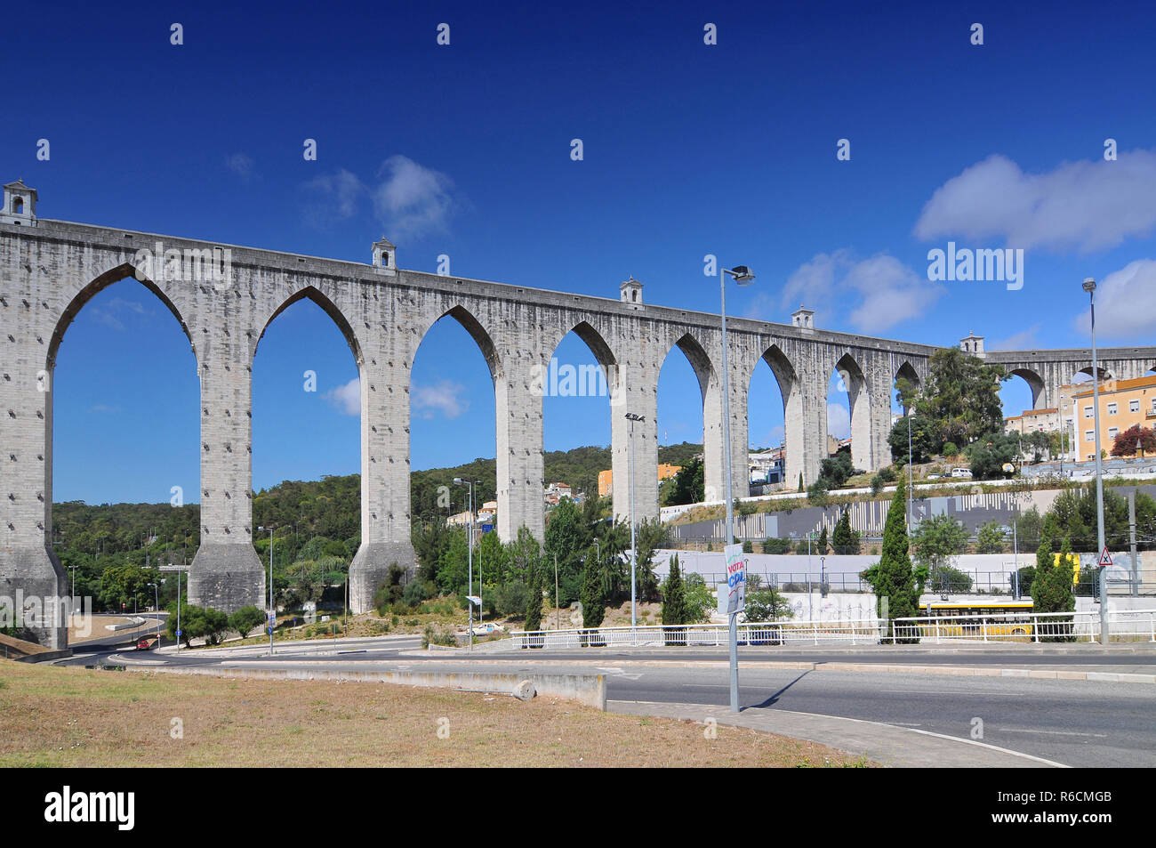 Il Portogallo, Lisbona, l'Acquedotto Das Aguas Livres Foto Stock